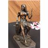 Image 3 : Original Nude Native American Warrior Bronze Statue