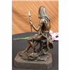Image 4 : Original Nude Native American Warrior Bronze Statue