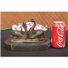 Image 2 : Signed Milo Two Beautiful Swans Bronze Sculpture Art Deco Marble Statue Figurine