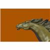 Image 4 : Bronze Marble Base Statue Wild Horse Galloping Mustang Ranch Hot Cast Marble Figurine