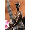 Image 5 : Signed Original Milo An Angel Rescuing Woman Bronze Sculpture Marble Statue