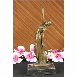 D.H Chiparus Belly Dancer Bronze Sculpture Statue Figurine Marble