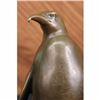 Image 4 : EMPEROR PENGUIN  FAMILY ART BRONZE SCULPTURE STATUE