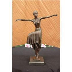 Turkish Dancer by~Chiparus~Art Nouveau Marble Base Hot Cast Sculpture Figurine
