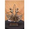 Image 1 : Signed Large~Chiparus~Two Russian Dancer Bronze Sculpture Art Nouveau Statue LRG