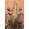 Image 2 : Signed Large~Chiparus~Two Russian Dancer Bronze Sculpture Art Nouveau Statue LRG