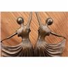 Image 5 : Signed Large~Chiparus~Two Russian Dancer Bronze Sculpture Art Nouveau Statue LRG