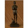 Image 1 : Saint Joan of Arc Maid of Orleans French Praying Heroine Soldier Bronze Statue