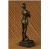 Image 3 : Saint Joan of Arc Maid of Orleans French Praying Heroine Soldier Bronze Statue