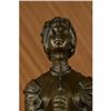 Image 5 : Saint Joan of Arc Maid of Orleans French Praying Heroine Soldier Bronze Statue