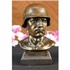 Image 1 : Sign Original Fisher Unknown German Soldier Army Bronze Marble Sculpture