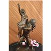 Image 2 : Signed Extra Large two Skilled Dance Partners Bronze Marble Sculpture