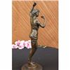 Image 4 : Signed Original Vitaleh Exotic Stripper Nude Bronze Art Deco Sculpture Statue
