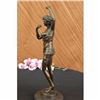 Image 5 : Signed Original Vitaleh Exotic Stripper Nude Bronze Art Deco Sculpture Statue