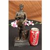 Image 1 : Russian Emperor Guard with Eagle Symbol Bronze Sculpture Marble Base Figure