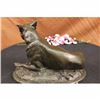 Image 4 : VINTAGE BRONZE GERMAN SHEPARD DOG STATUE SCULPTURE