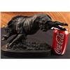 Image 2 : Signed Barye Wild Boar Jumping Bronze Marble Sculpture Statue Figurine Art