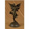 Image 1 : Mythical Bronze Fairy Angel Sculpture by Italian Artist Aldo Vitaleh