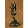 Image 3 : Mythical Bronze Fairy Angel Sculpture by Italian Artist Aldo Vitaleh