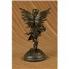 Image 4 : Mythical Bronze Fairy Angel Sculpture by Italian Artist Aldo Vitaleh