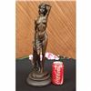 Image 2 : SEXY SEDUCTIVE NUDE GIRL BRONZE SCULPTURE SIGNED EROTIC