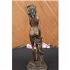 Image 5 : SEXY SEDUCTIVE NUDE GIRL BRONZE SCULPTURE SIGNED EROTIC