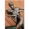 Image 2 : Signed Chiparus Persian Dancers Bronze Sculpture Statue