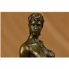 Image 5 : Signed Amazon Nude Woman With Sword Bronze Statue