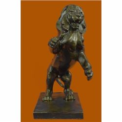 Hot Cast Modern Art Abstract African Lion Wildlife Bronze Sculpture Sale Gift