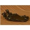 Image 4 : Signed Original Hand Crafted Jewelry Tray Bronze Sculpture Statue Figurine Decor