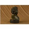 Image 3 : Signed Original Famous Composer Beethoven Bronze Sculpture Marble Base Statue NR