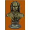 Image 1 : 14 Bronze ART Johann Sebastian Bach The father of music head statue Sculpture
