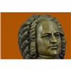 Image 5 : 14 Bronze ART Johann Sebastian Bach The father of music head statue Sculpture