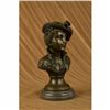 Image 3 : Elegant Original Signed by Milo Bronze Marble Statue Nude Female Bust Sculpture