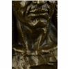 Image 5 : NATIVE AMERICAN INDIAN WARRIOR CHIEF 100% BRONZE ON MARBLE SCULPTURE STATUE ART