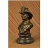 Image 2 : FIREMAN FIGHTING FIRE IN ACTION BRONZE STATUE SCULPTURE MARBLE BASE FIGURINE ART