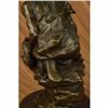 Image 6 : Original Western Art Native American Warrior Relaxing Bronze Sculpture Statue NR