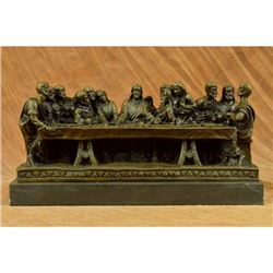 Hot Cast Original Extra Large Christian Faith Last Supper Jesus Religious Bronze