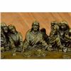Image 5 : Hot Cast Original Extra Large Christian Faith Last Supper Jesus Religious Bronze