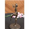 Image 5 : Signed Chiparus Romanian Artist Clown Dancer Bronze Sculpture