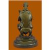 Image 4 : Large size Man playing music statue with musical instruments cello Player Bronze
