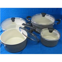 The Rock 8pc set / 3 pots and