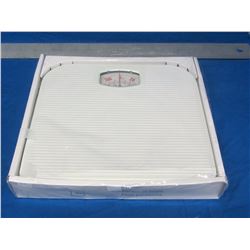 White weigh scale