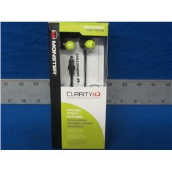 New Monster clarity HD headphones
