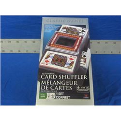 New automatic card shuffler