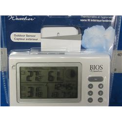 New Bios indoor/outdoor weather