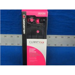 New Monster clarity HD headphones