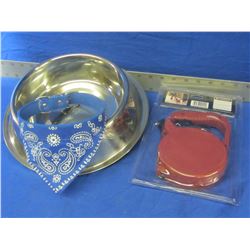 New pet bundle of 3 dog items