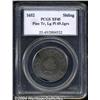 Image 1 : 1652 SHILNG Pine Tree Shilling, Large Planchet XF45 PCGS.