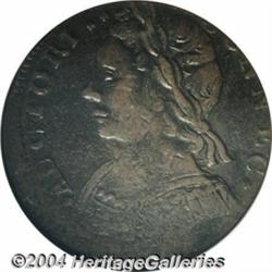 1787 COPPER Connecticut Copper, Mailed Bust Left--Struck 10% Off Center--XF40 NGC.